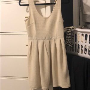 Cream tank top dress